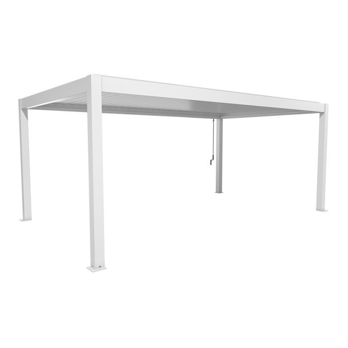 Zahradní hliníková pergola 600x350, bílá - Biohort